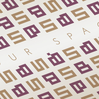 Logo Redesign mit Corporate Pattern der Firma Baustudio aus Bozen, Bolzano